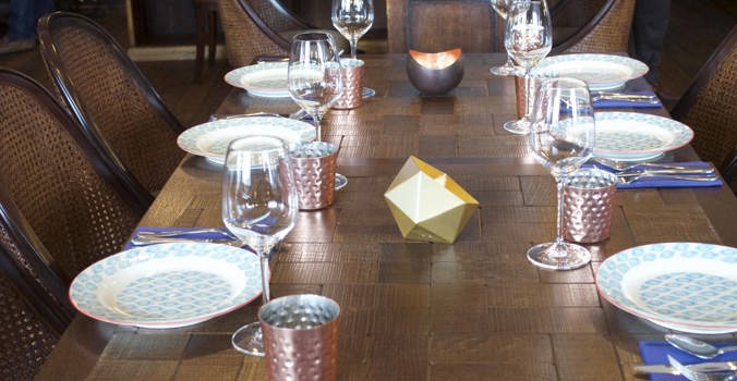 Sea Spice Restaurant, Table Set Up