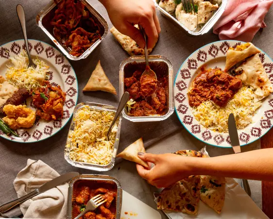 Sea Spice takeaway spread