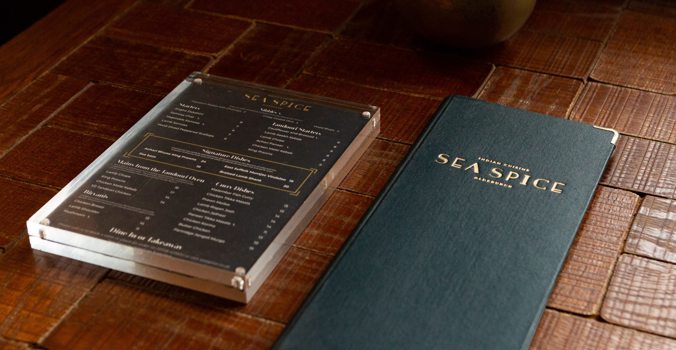 Sea Spice Menus